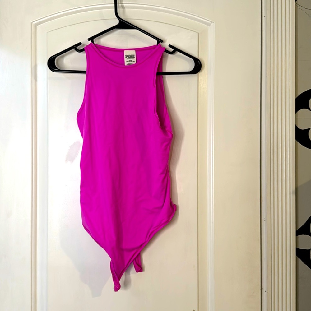 Hot pink bodysuit